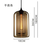 Glass Pendant Light Scandinavian Creative Hanging Lamp Modern Decor Lighting