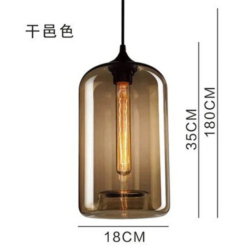 Glass Pendant Light Scandinavian Creative Hanging Lamp Modern Decor Lighting