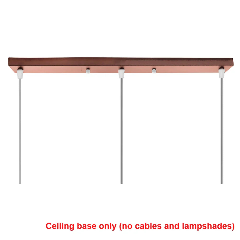 Geometric LED 3-Light Pendant for Indoor Lighting & Decor