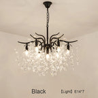 Crystal LED Chandelier: Luxury Indoor Lighting for Home, Kitchen, Living Room