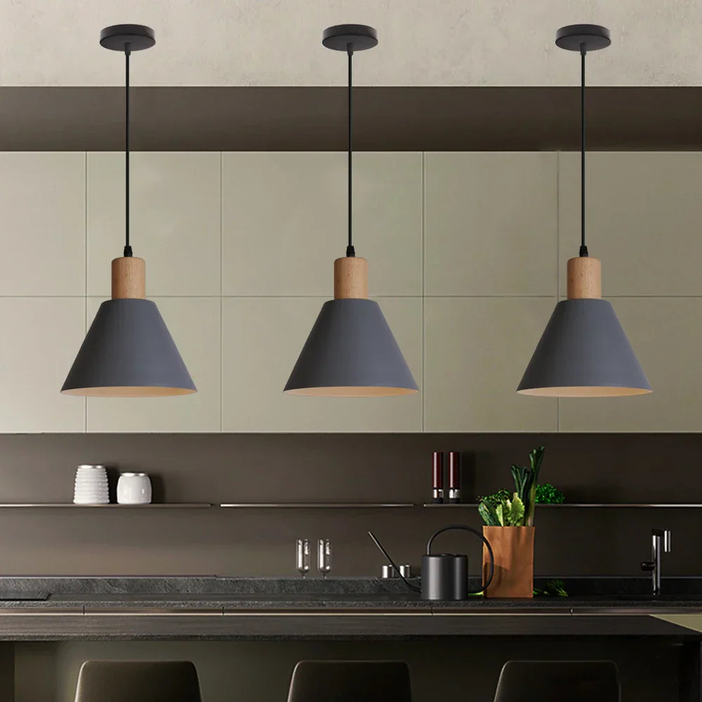 Modern Nordic Pendant Lights LED Hanging Lamp for Home Industrial Decor
