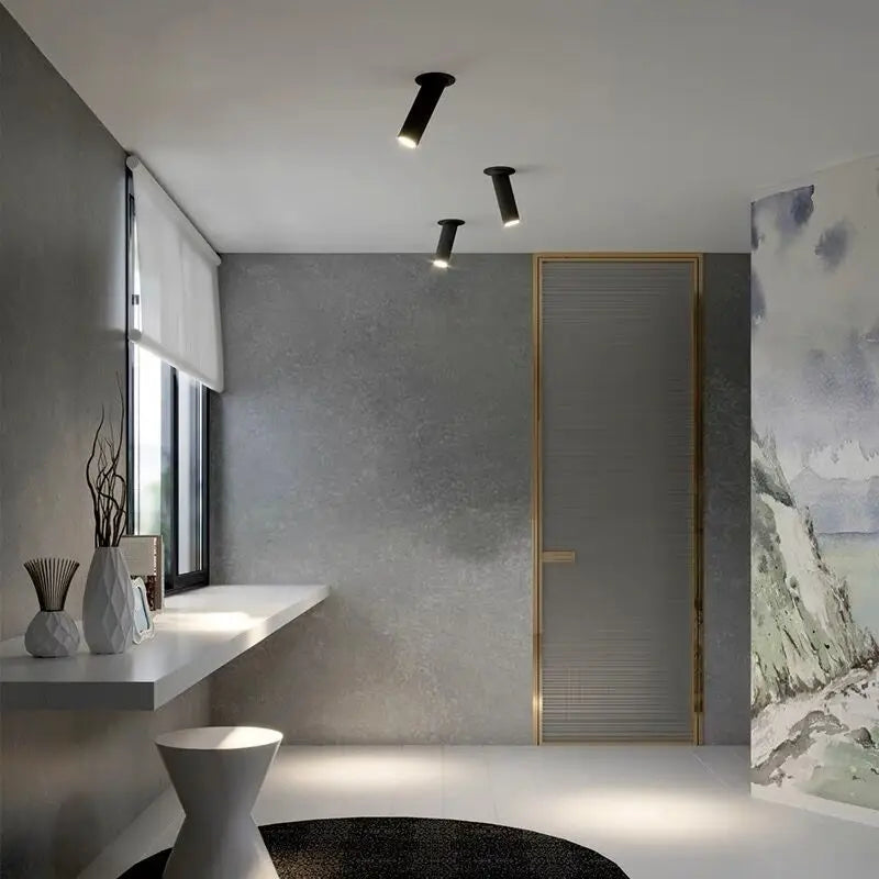 Modern COB Spotlight Ceiling Light, Rotatable Downlight for Kitchen, Dining, Shop