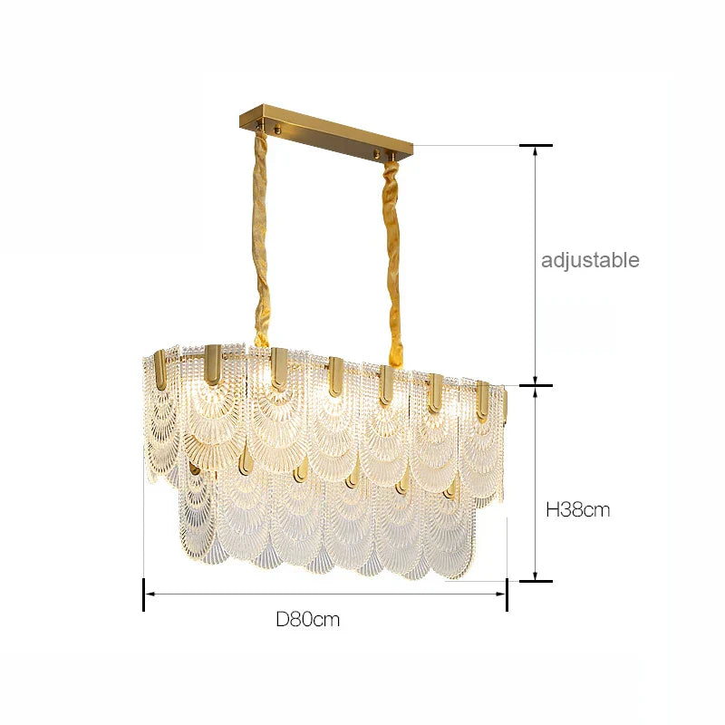 Luxe Palace Ceiling Chandelier - Elegant LED Lighting for Home and Hotel