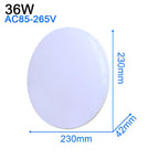 LED Ceiling Light: Modern Ultra-thin Panel, 6-48W, Surface Mounted for Living Room