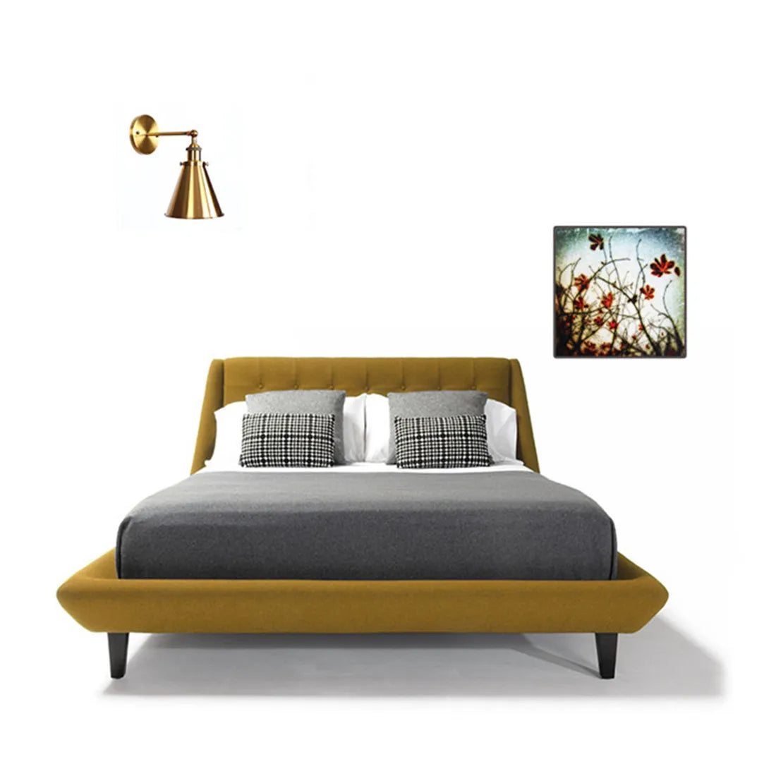 Elegant Gold Wall Sconce for Garden Corridor Lighting