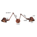 Double Swing Arm Wall Lights Bedside Sconce E27 Lighting Decor