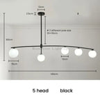 Nordic Bean Chandelier: Modern, Simple, Creative Lighting for Living Room, Dining Room, Bedroom