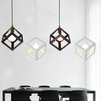 Nordic Vintage LED Pendant Light Colorful Hanging Fixture for Home and Hospitality