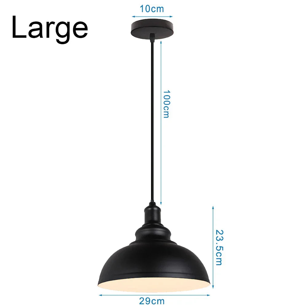Retro Industrial Pendant Lights Modern Hanging Lamp for Home Kitchen Living Room Decor
