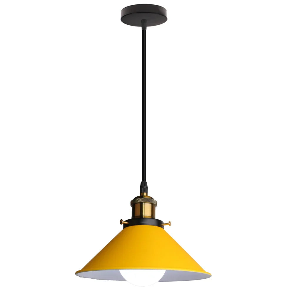 Industrial Pendant Lights: Modern Retro Loft Hanging Lamp for Home Decor