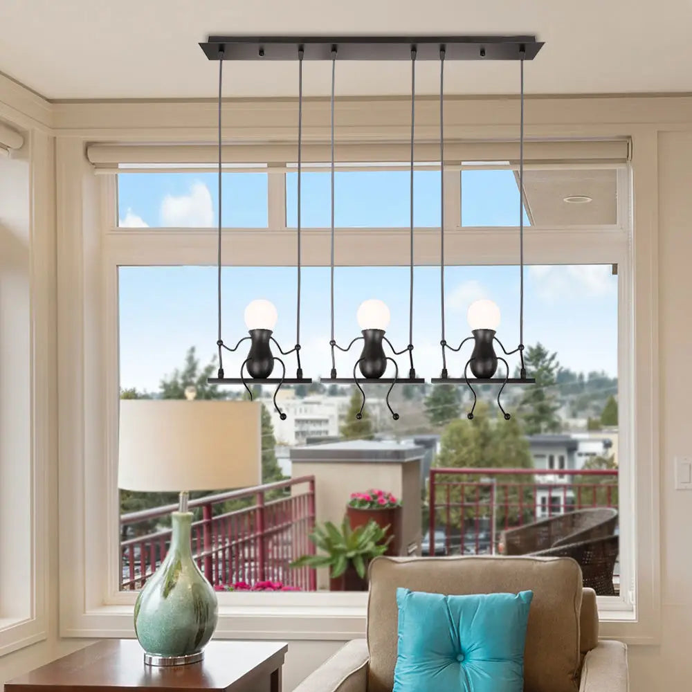 Humanoid Creative Pendant Light - Modern Indoor Chandelier for Home Décor