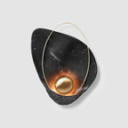 Modern Resin Wall Lamp: Living Room Decor, Bedside Hallway White Black Light