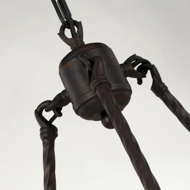 Industrial Vintage Iron Chandelier Pendant Lights for Kitchen Bedroom Living Room