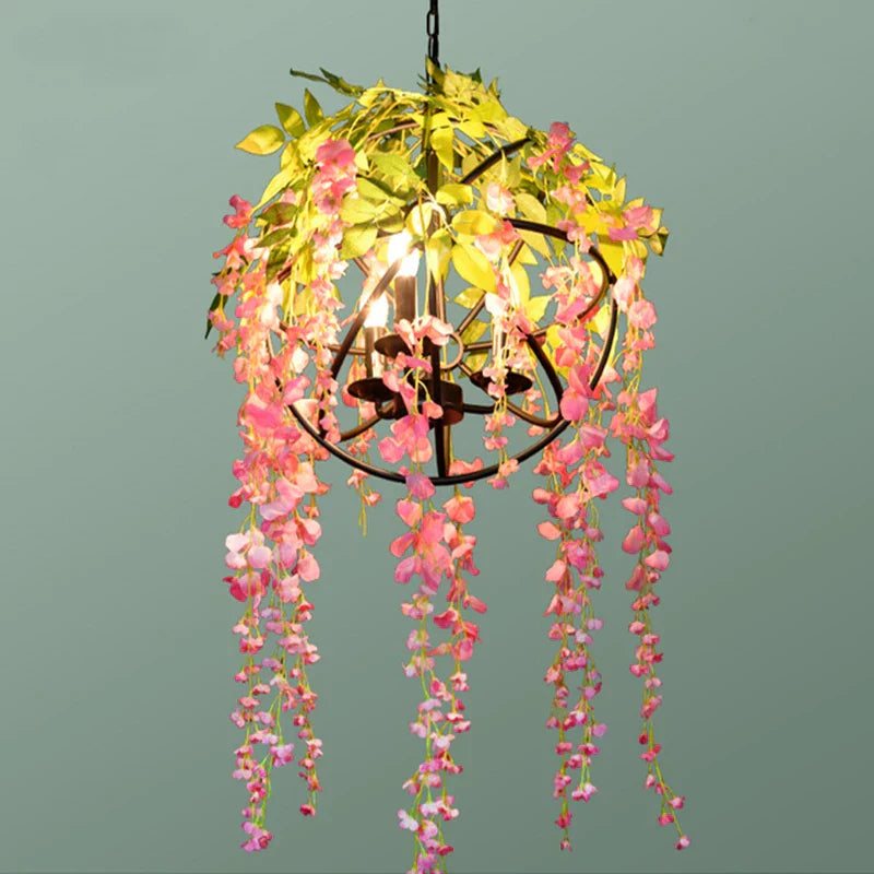 Green Plant Lighting Chandelier for Dining, Kitchen, Living Room