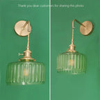 Glass Adjustable LED Sconce Wall Light for Bedroom Home Decor