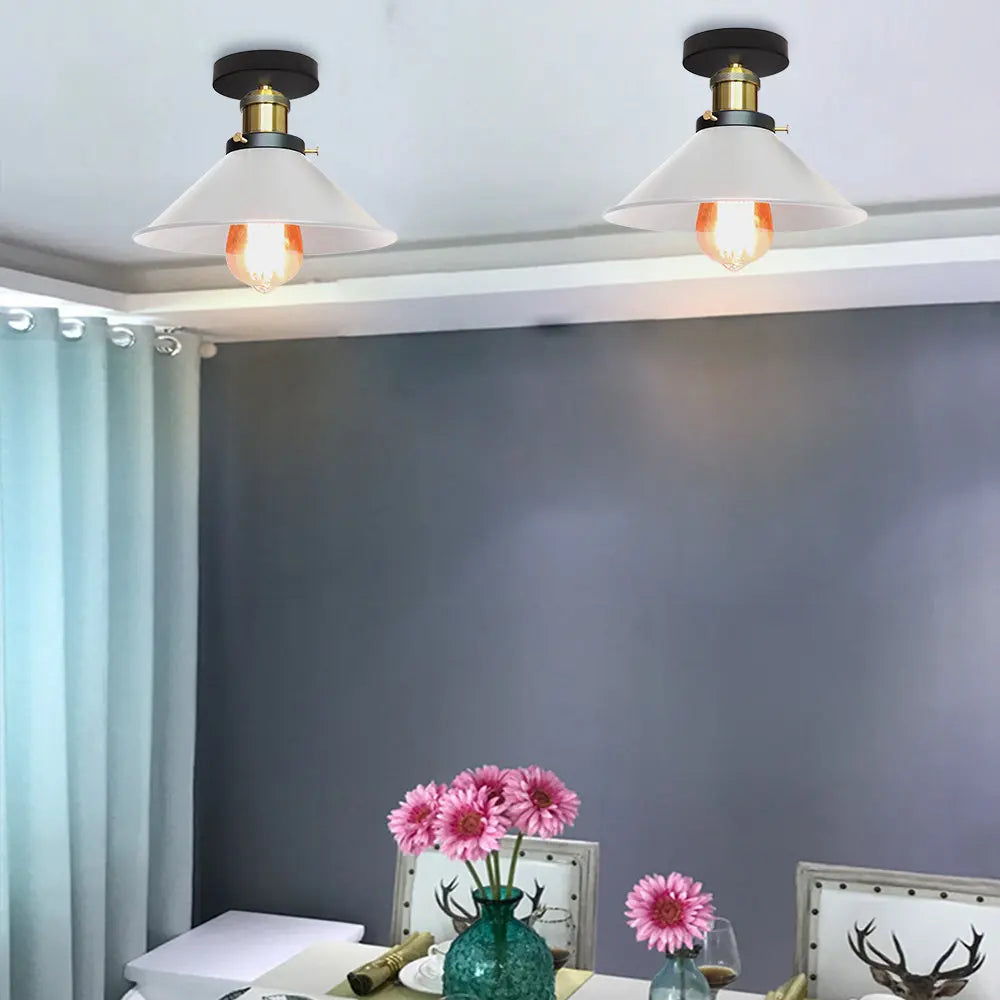 Vintage Industrial Ceiling Light for Home Living Room Decor