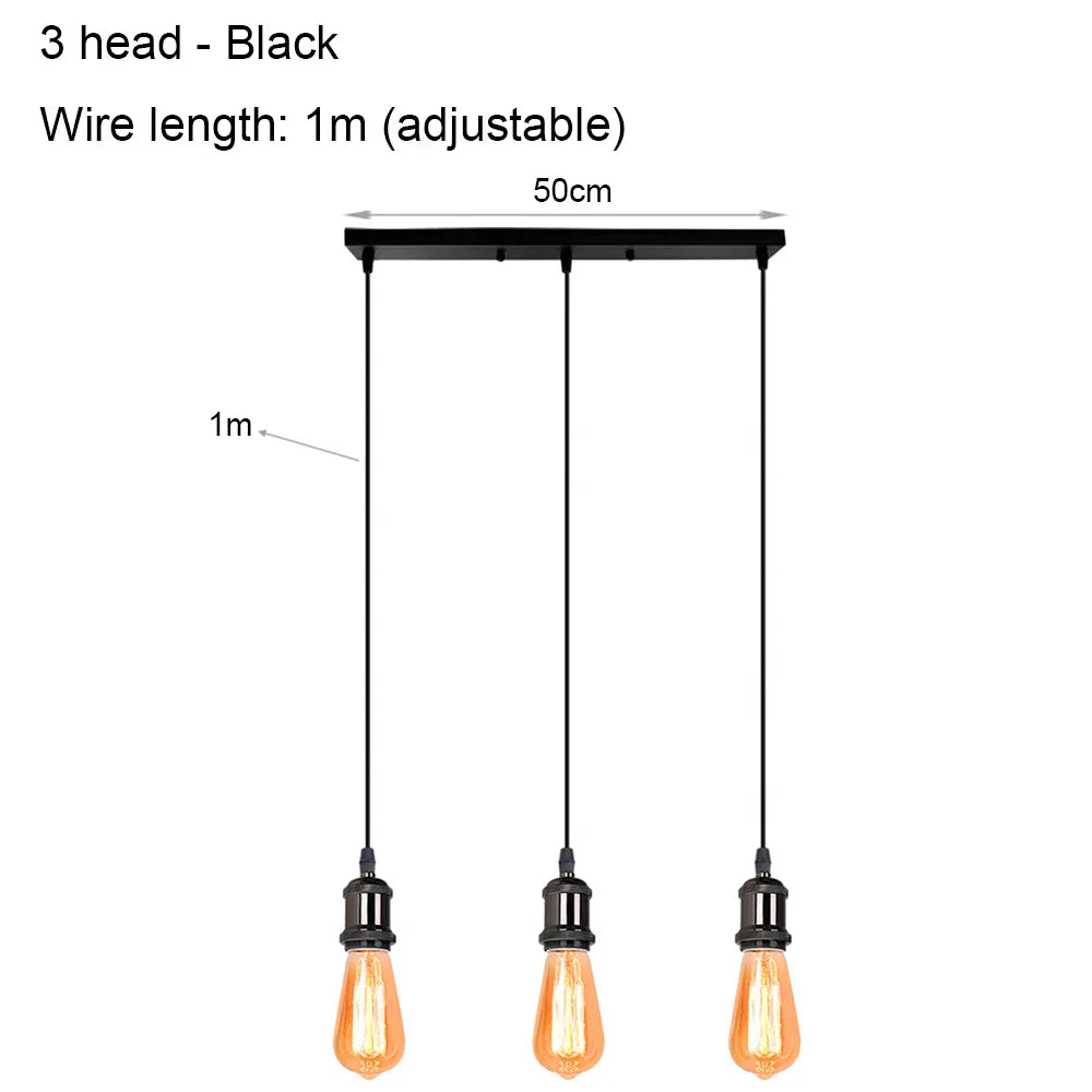 Vintage Industrial Spider Chandelier Ceiling Pendant Light - DIY Art Suspension Decor