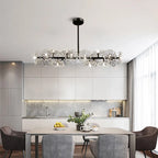 Dandelion Flower Chandelier: Modern LED Living Room Bedroom Indoor Decor Bouquet Lamps