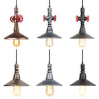 Industrial Retro Pendant Light Fixture Water Pipe Lamp for Kitchen and Home Decor