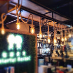 Retro Hemp Rope Pendant Light, Vintage E27 LED Bulb, Industrial Hanging Lamp