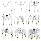 Vintage Industrial Spider Chandelier Ceiling Pendant Light - DIY Art Suspension Decor