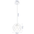 Industrial Pendant Lights: Modern LED Hanging Lamps for Home Living Room Kitchen Decor