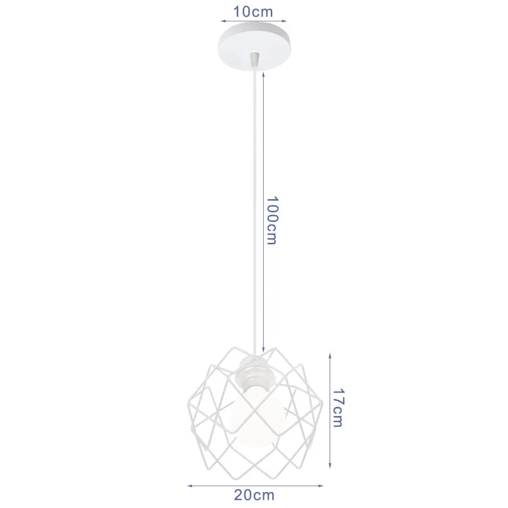 Industrial Pendant Lights: Modern LED Hanging Lamps for Home Living Room Kitchen Decor