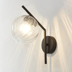 Nordic Glass Wall Lamp Modern LED Bedroom Living Room Light Fixtures