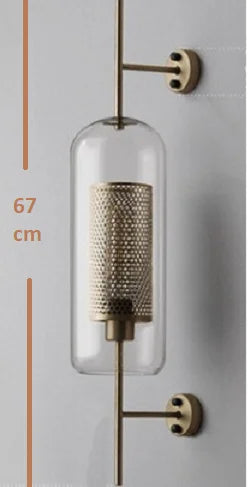 LED Wall Sconce Light Fixture Vintage Style for Bedroom Living Room Home Decor