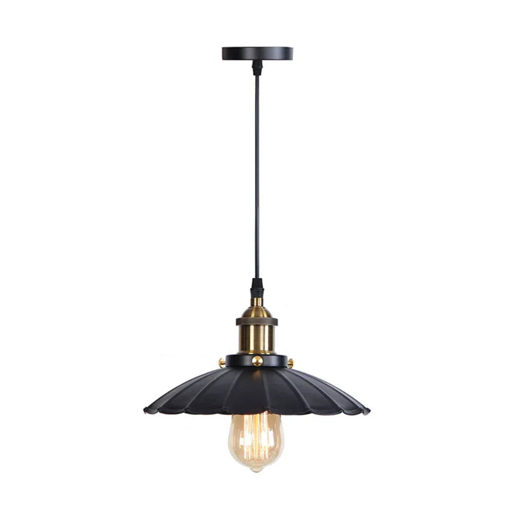 Iron Pendant Light Vintage Loft Bar Lighting Nordic Handing Lampshade