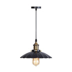 Iron Pendant Light Vintage Loft Bar Lighting Nordic Handing Lampshade