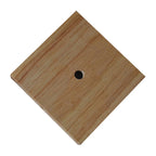 Square Wooden Lamp Base Holder with On/Off Switch for DIY Industrial Table Lamp Decor