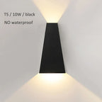 Dual Head 10W LED Wall Lamp for Bedroom Foyer, Waterproof Modern Outdoor Fixture