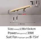 Modern Vintage Iron Ceiling Spotlights for Living Room Study & Wardrobe. Enhance your Space with Track Lighting.