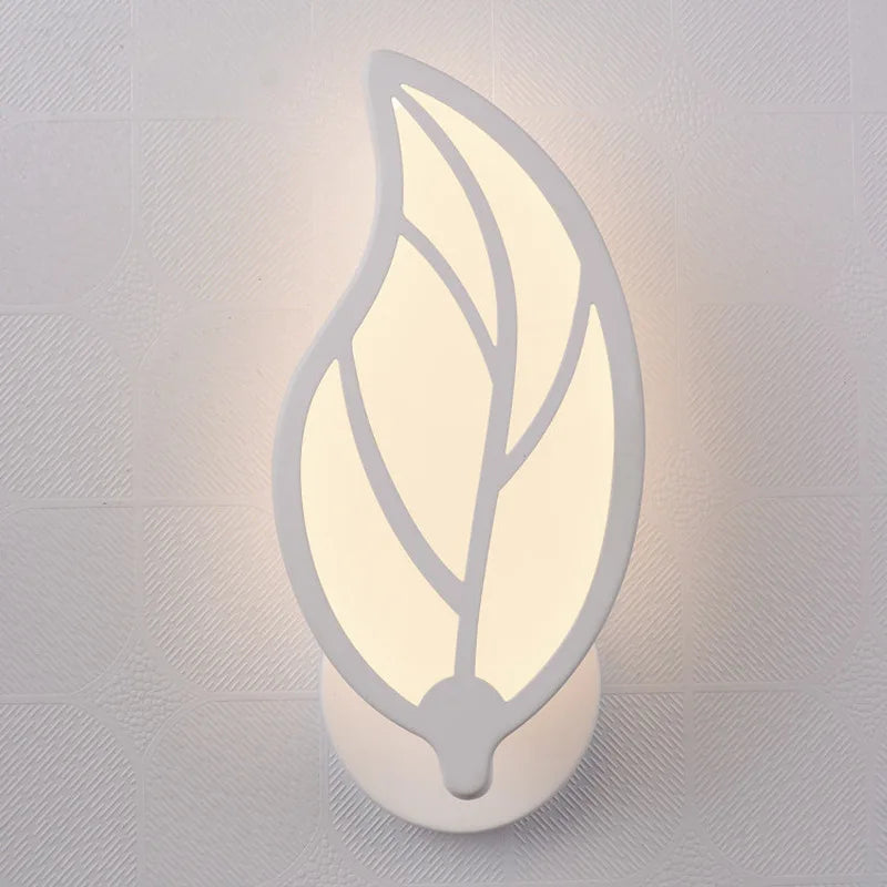 Leaf Shape LED Wall Sconce for Living Room Bedroom Decor
