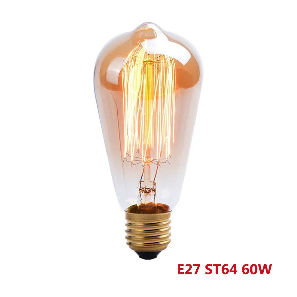 Loft Pendant Light Iron Chanderlier LED E27 Bar Living Room Decor