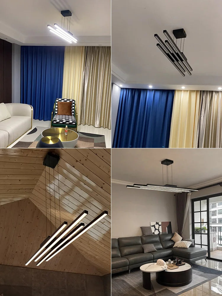 Modern Minimalist Chandelier Nordic Lighting Package Light Luxury Living Room Lamp