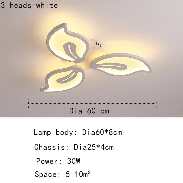 Elegant LED Ceiling Light for Living Room, Bedroom, Dining - Modern & Light Luxury