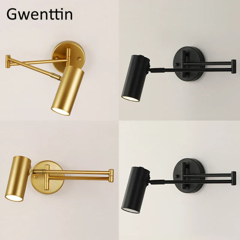 Modern Europe Adjustable Wall Sconce for Bedroom Decor