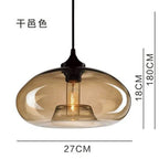Glass Pendant Light Scandinavian Creative Hanging Lamp Modern Decor Lighting