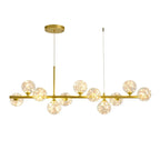 Modern Gold/Black G9 LED Chandelier for Kitchen Restaurant Bedroom Decor