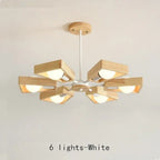 Windmill Wooden Chandelier - LED Loft Industrial Lighting for Home Decor