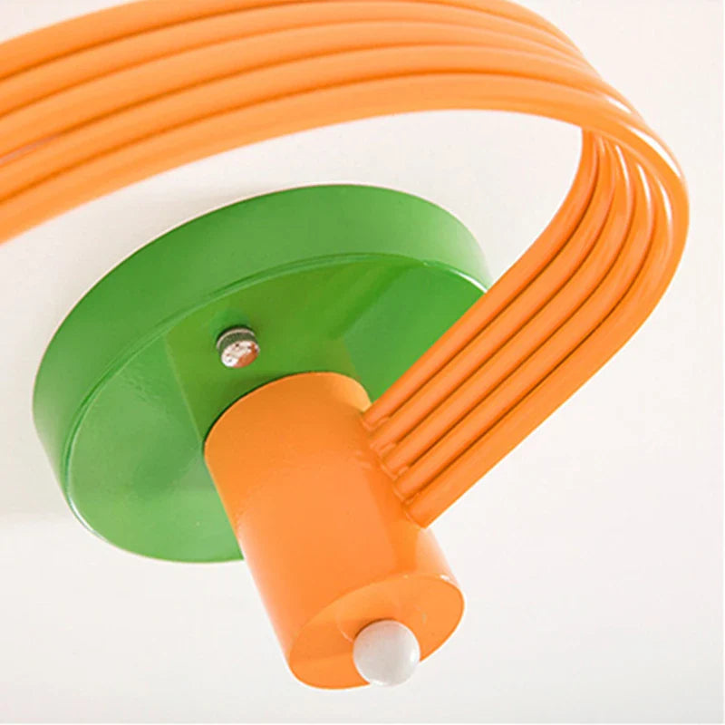 Nordic Kids LED Animal Chandelier for Bedroom Study Room, Iron Resin Lighting