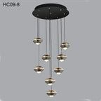 Loft Staircase Pendant Light: Aluminum Ball Droplight for Restaurant Bar Decor