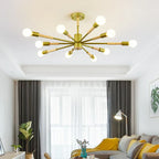 LED Wooden Ceiling Lights w/ E27 Bulb for Modern Livingroom & Bedroom