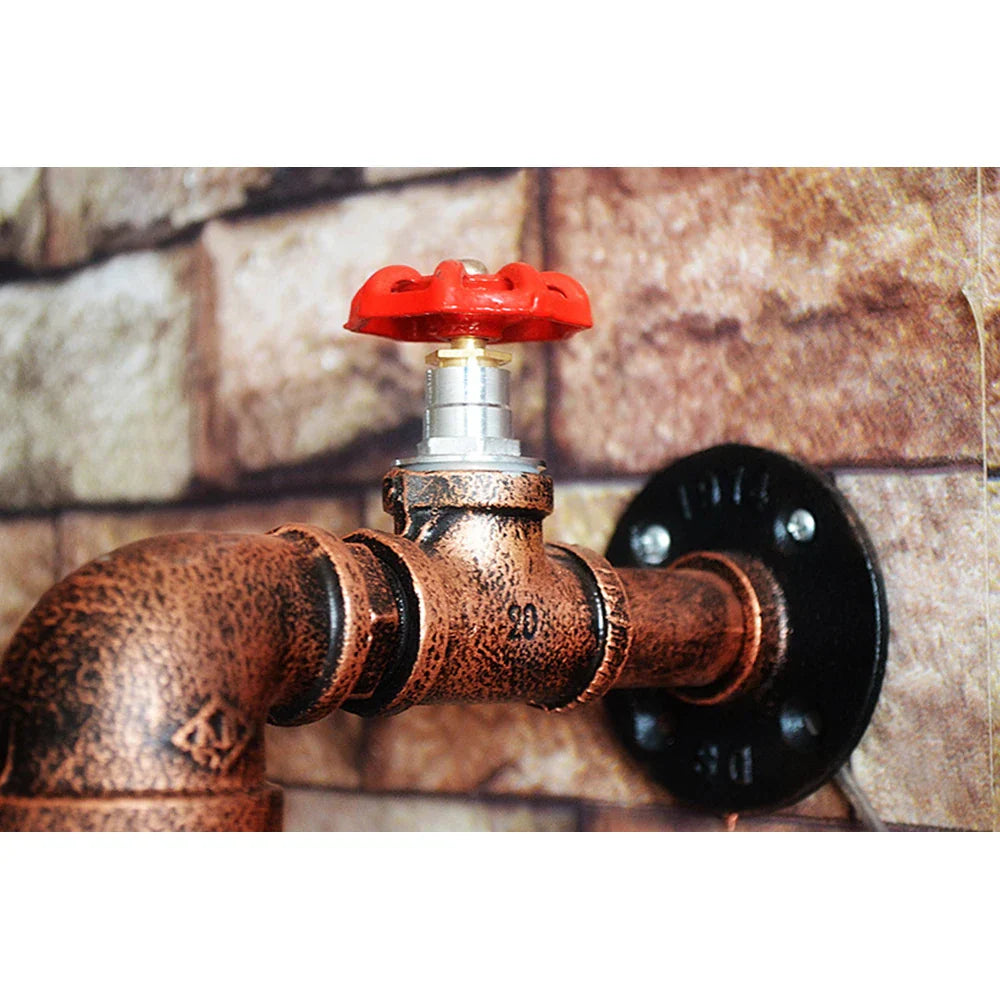 Industrial Iron Rust Wall Lights Retro Vintage E27 LED Sconce