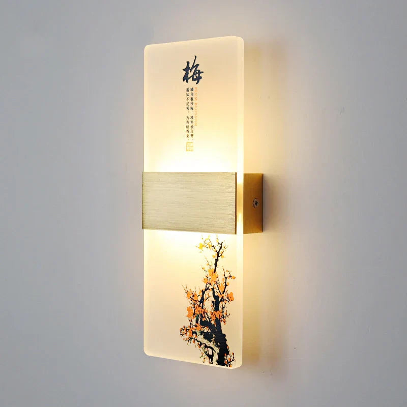 LED Square Wall Lamp: Modern Minimalist Indoor Lighting for Hotel, Restaurant, Corridor