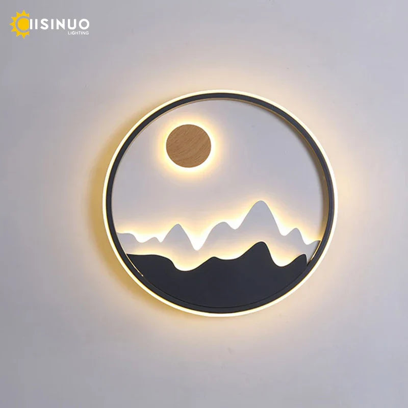 Outdoor Aluminum Wall Street Lamps - Dimmable Decorative Lighting Fixture for Garden Courtyard