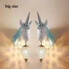 Unicorn Wall Lamp for Children's Room Decor