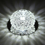 Crystal LED Ceiling Chandelier for Aisle, Balcony, Porch, and Corridor Lighting